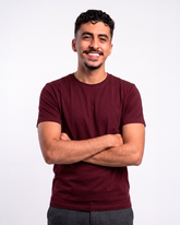 Camiseta Básica Essencial® - Bordô
