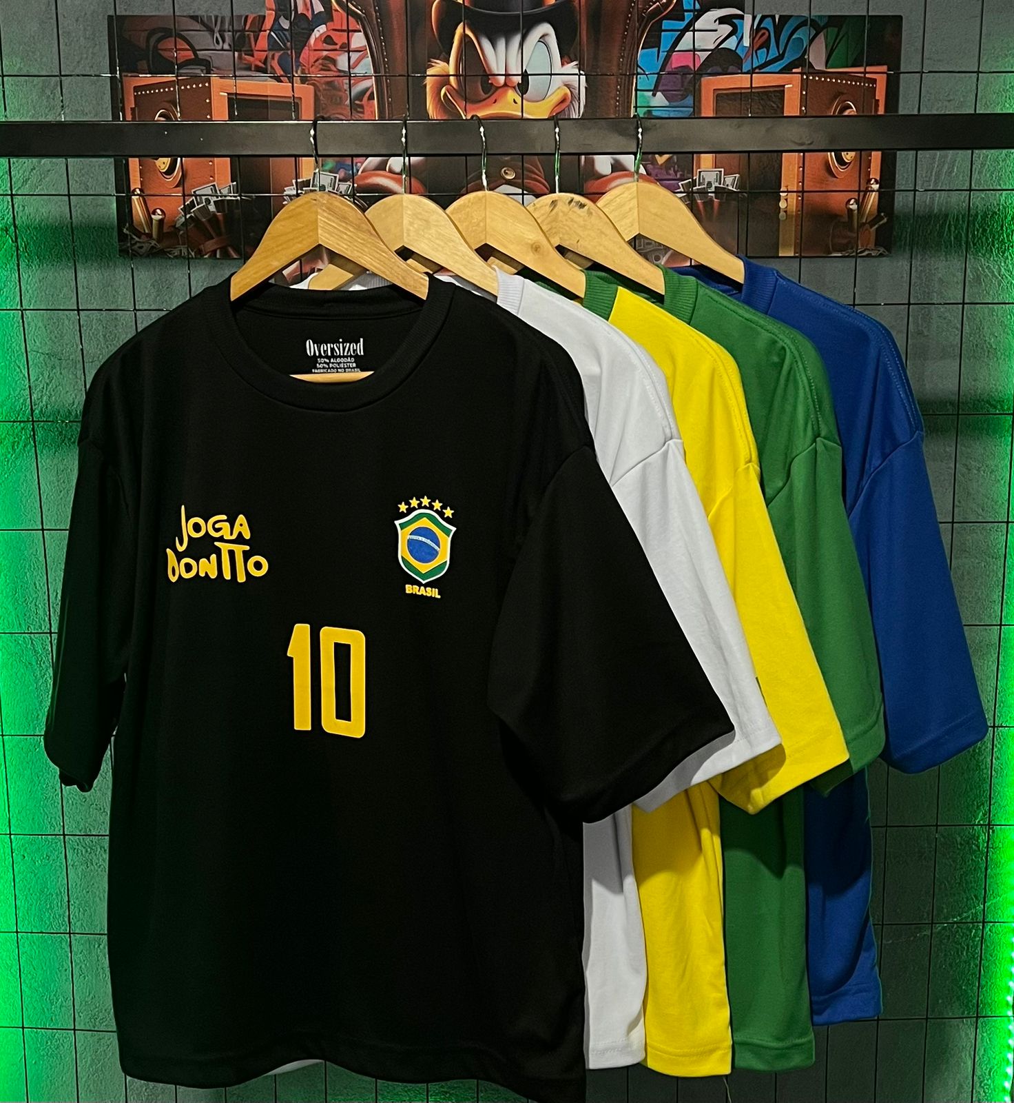 Camiseta Oversized Essencial® Joga Bonito 10