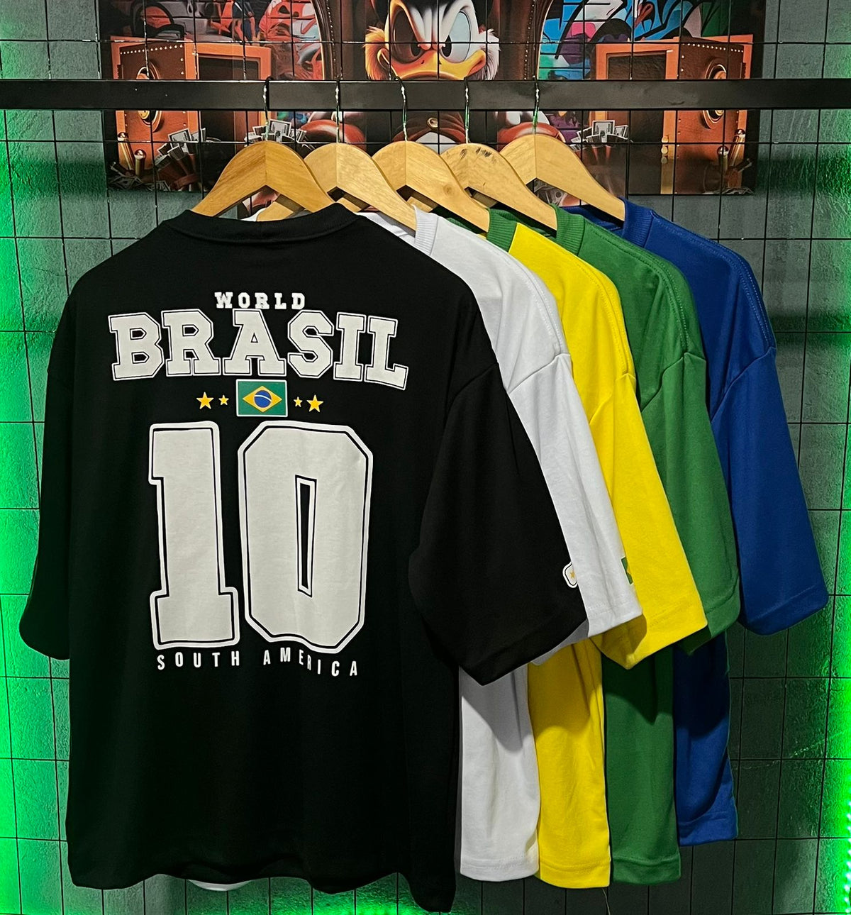 Camiseta Oversized Essencial® World Brasil 10
