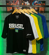 Camiseta Oversized Essencial® Brasil Vibes