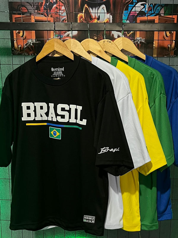 Camiseta Oversized Essencial® Brasil Vibes
