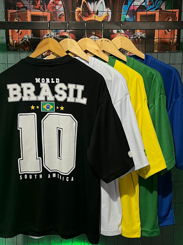 Camiseta Oversized Essencial® World Brasil 10