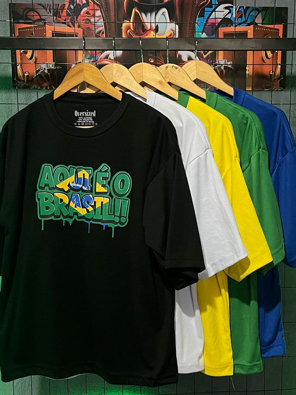 Camiseta Oversized Essencial® Aqui é o Brasil