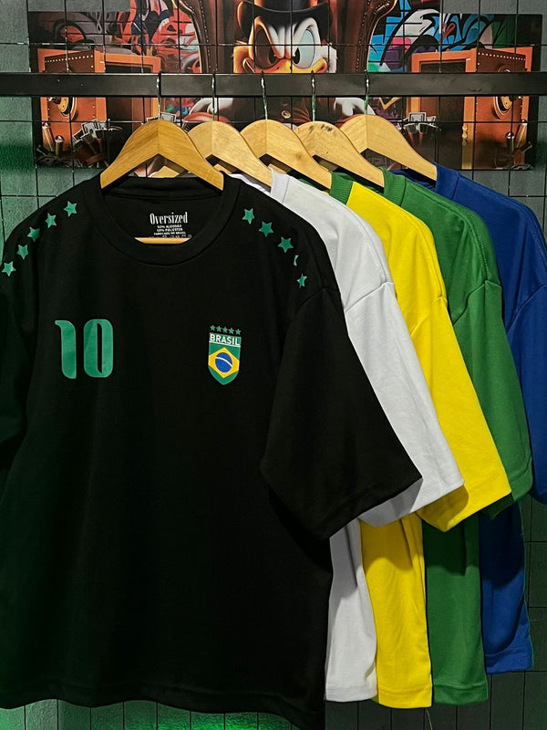 Camiseta Oversized Essencial® Camisa 10 Brasil