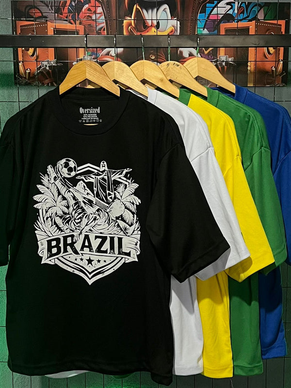 Camiseta Oversized Essencial® Brazil Crest
