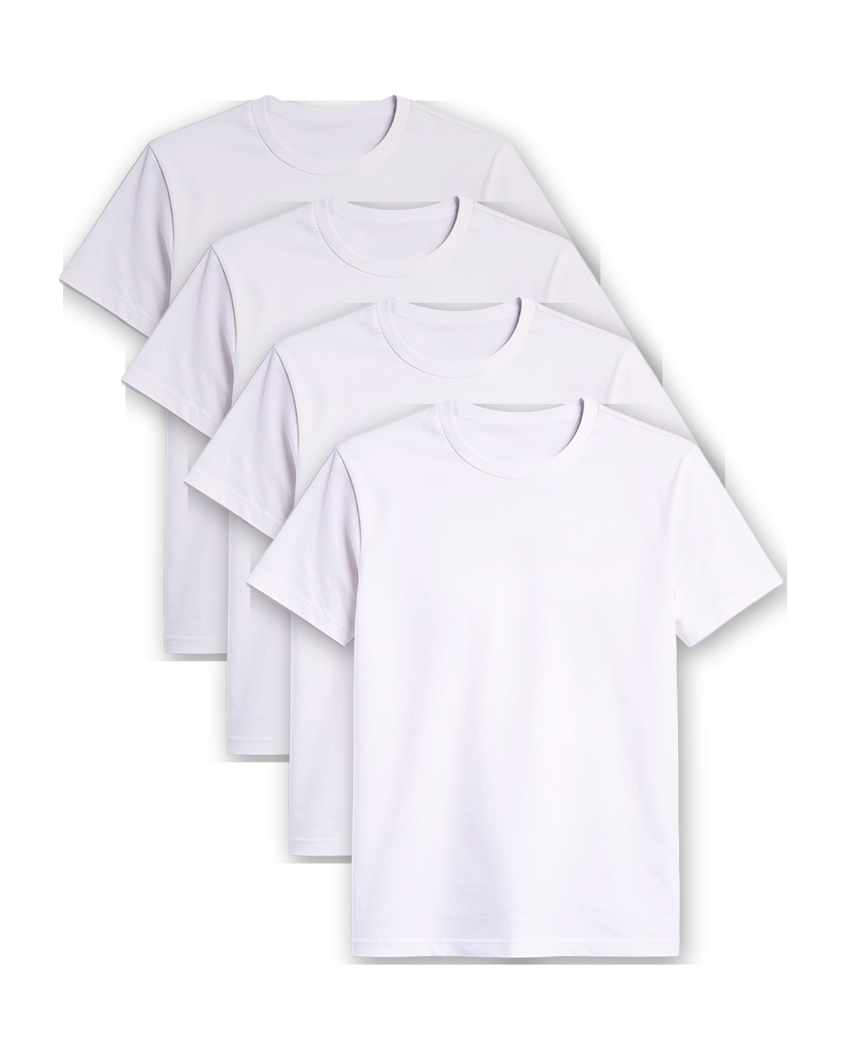 Kit 4 Camisas Básicas Essencial® - Branca
